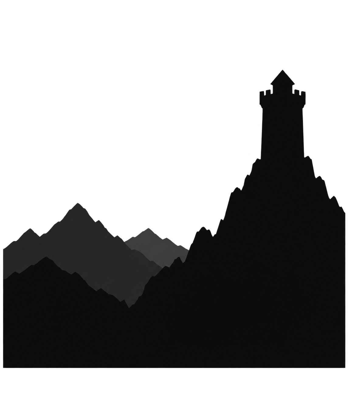 Watchtower silhouette